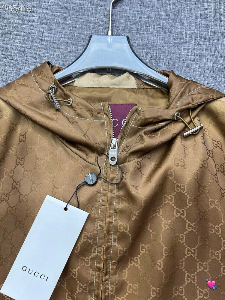 GUCCI 2026 new men's fashionable casual hooded jacket jacket | Suuperbuy Spreadsheet