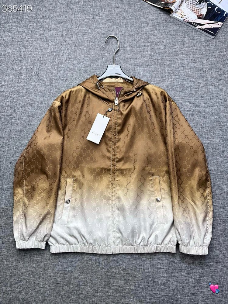 GUCCI 2026 new men's fashionable casual hooded jacket jacket | Suuperbuy Spreadsheet