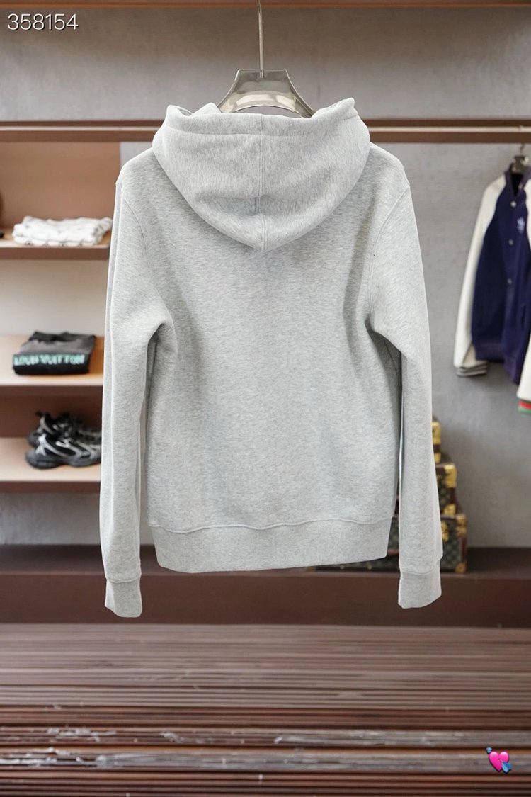 DiorDior classic CD embroidered hooded pure cotton men's fashionable casual hooded sweatshirt | Suup