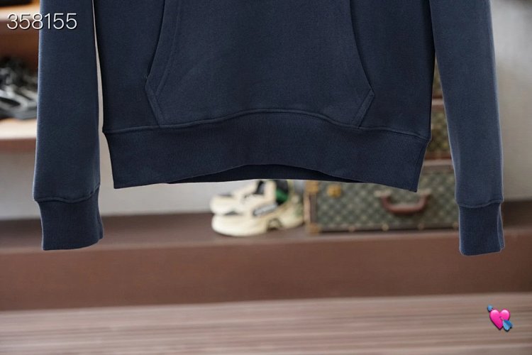 DiorDior classic CD embroidered hooded pure cotton men's fashionable casual hooded sweatshirt | Suup