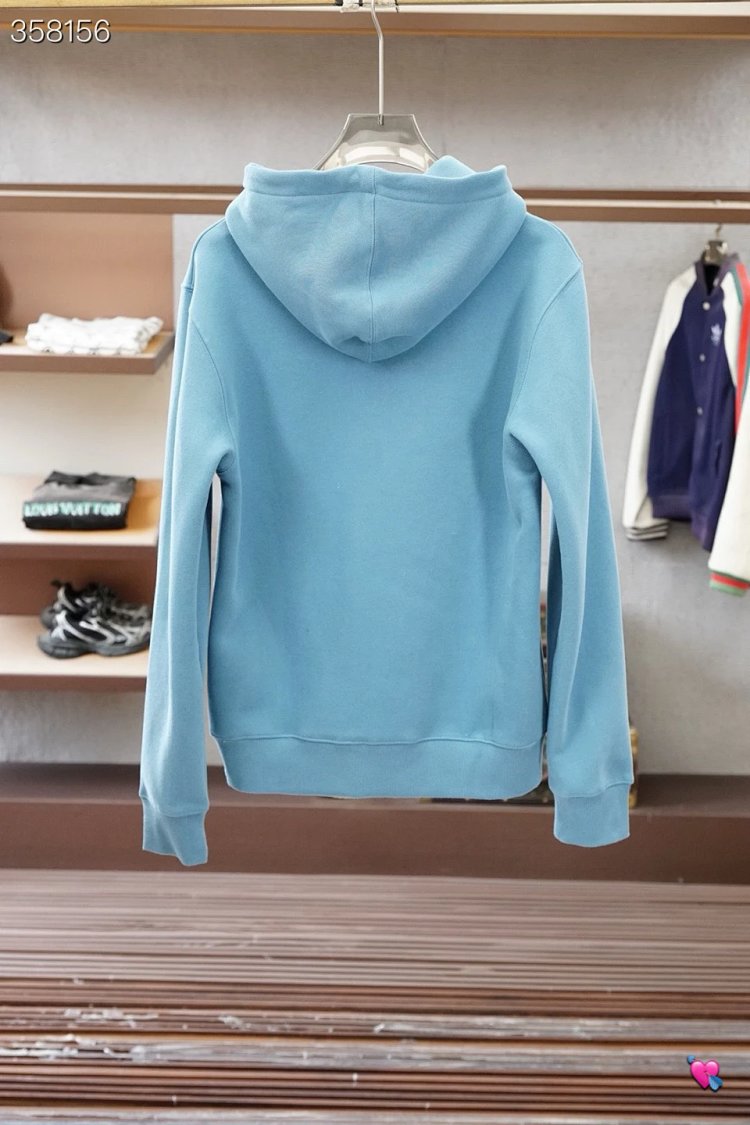 DiorDior classic CD embroidered hooded pure cotton men's fashionable casual hooded sweatshirt | Suup
