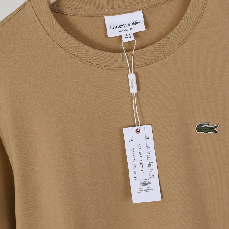 LACOSTE  French crocodile men's pure cotton round neck long sleeved T-shirt TH7307 | Suuperbuy Sprea