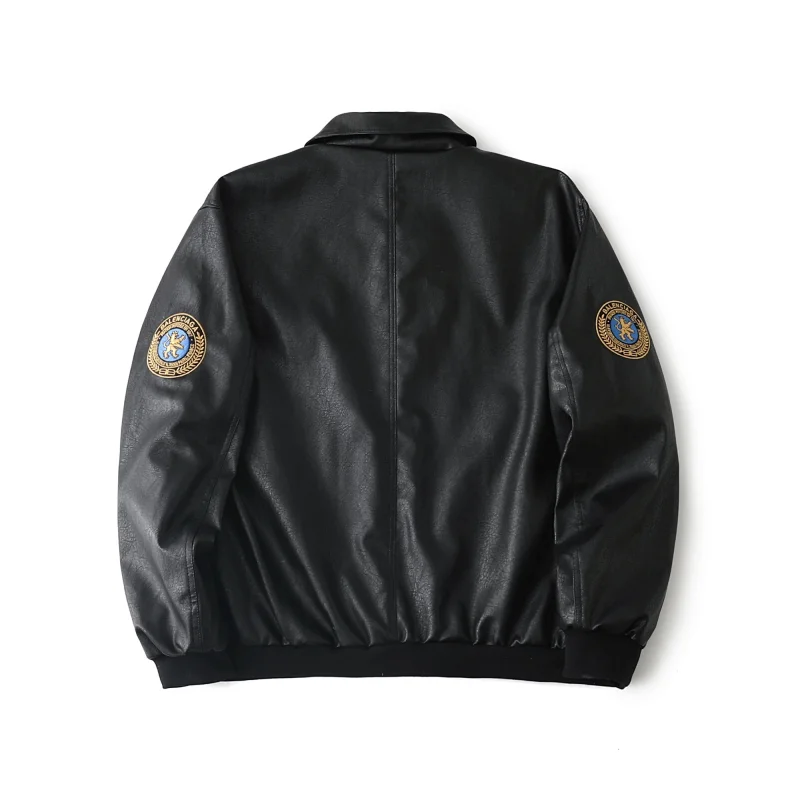 Balenciaga   Simulated PU leather jacket with loose fit | Suuperbuy Spreadsheet