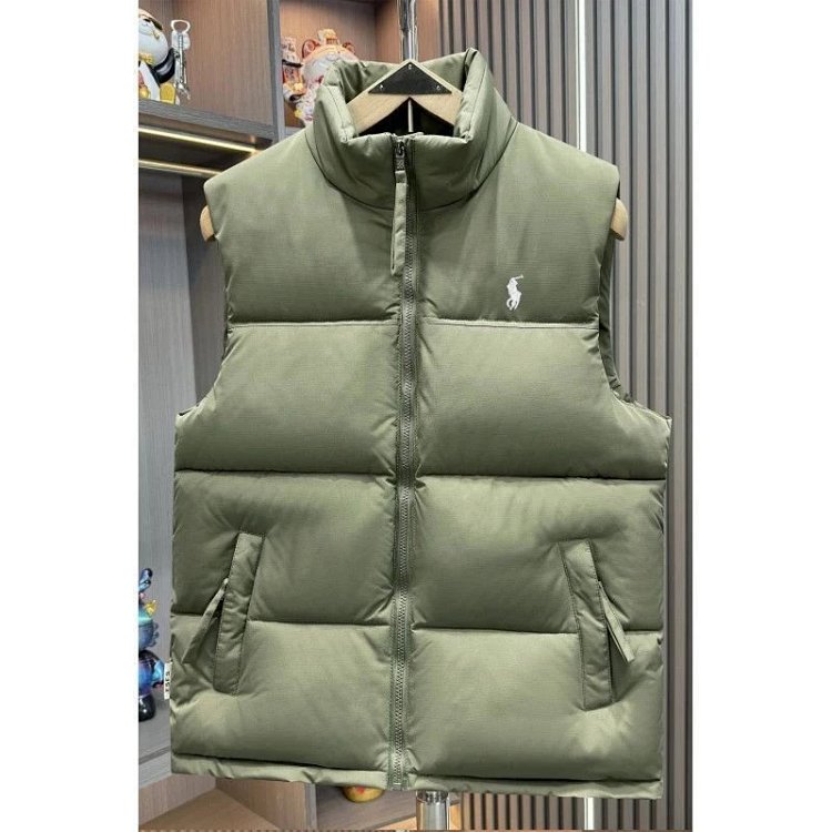 Ralph Lauren Light Luxury Down Cotton Vest Pony Tank Top Unisex Ralph Paul Polo Vest | Suuperbuy Spr