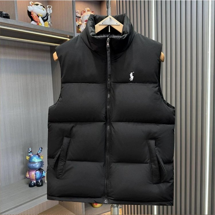 Ralph Lauren Light Luxury Down Cotton Vest Pony Tank Top Unisex Ralph Paul Polo Vest | Suuperbuy Spr