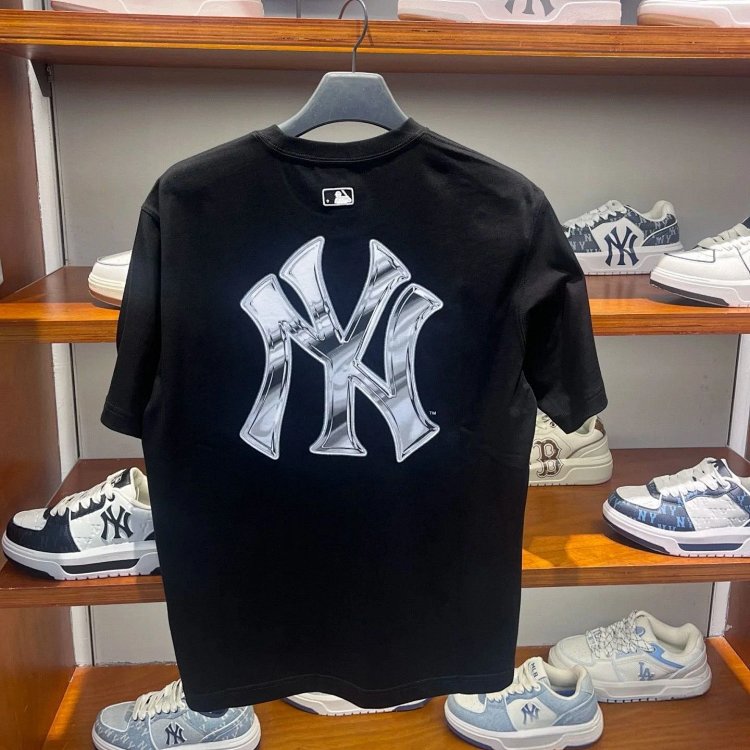 MLBLight luxury short sleeved t-shirt men's round neck half sleeved top unisex | Suuperbuy Spreadshe