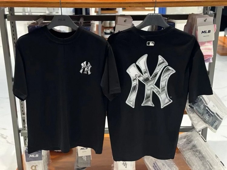 MLBLight luxury short sleeved t-shirt men's round neck half sleeved top unisex | Suuperbuy Spreadshe