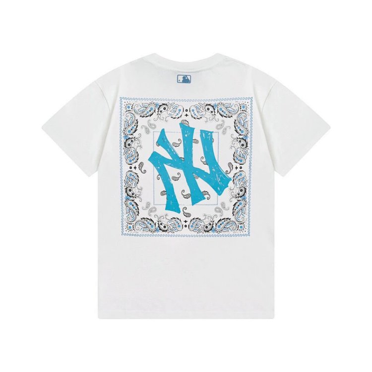 MLBLight luxury short sleeved t-shirt men's round neck half sleeved top unisex | Suuperbuy Spreadshe