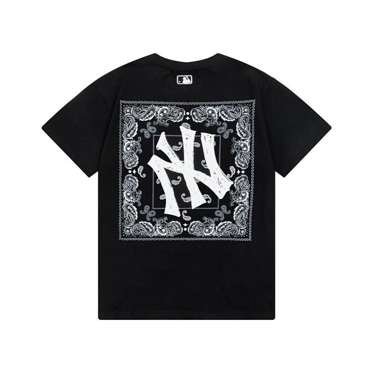 MLBLight luxury short sleeved t-shirt men's round neck half sleeved top unisex | Suuperbuy Spreadshe