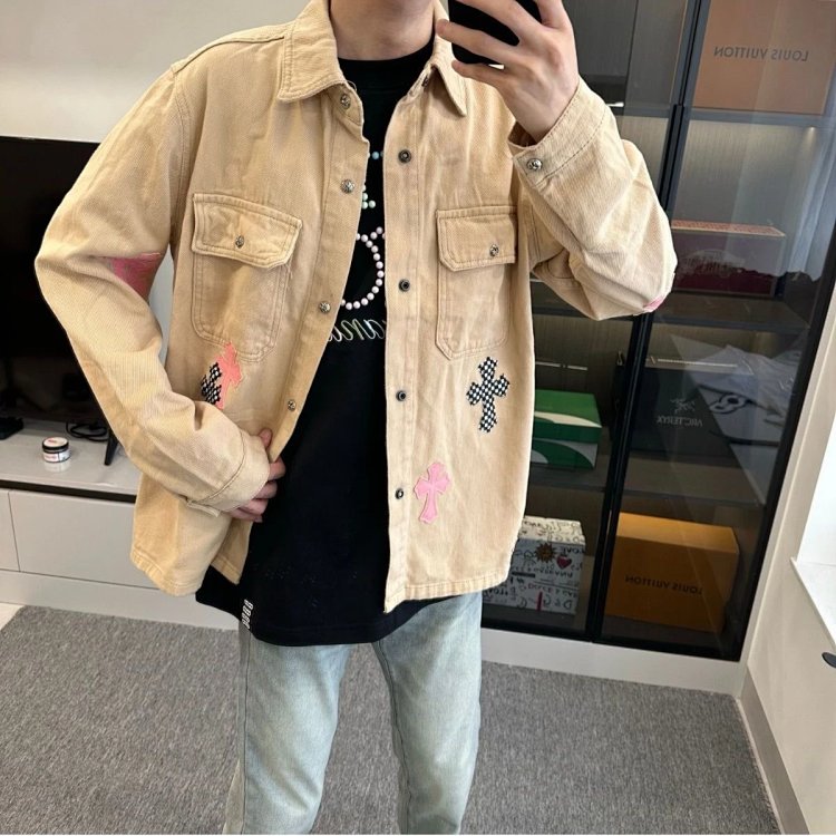 7743715359 Light Luxury Cowboy Coat Spring and Autumn Same Style Trendy Brand Men's Clothing | Suupe