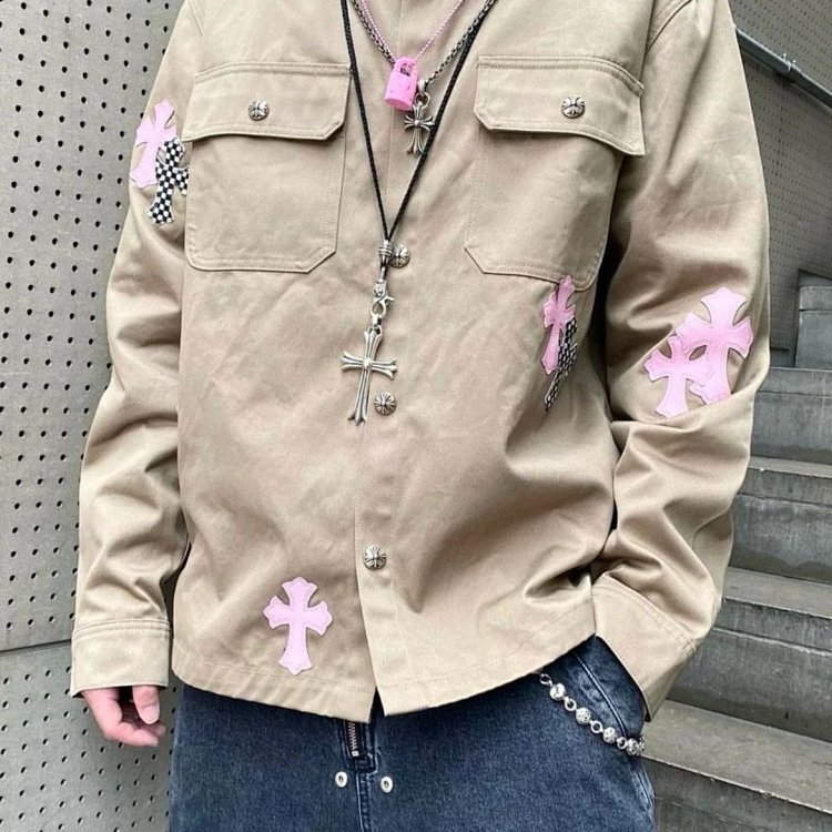7743715359 Light Luxury Cowboy Coat Spring and Autumn Same Style Trendy Brand Men's Clothing | Suupe