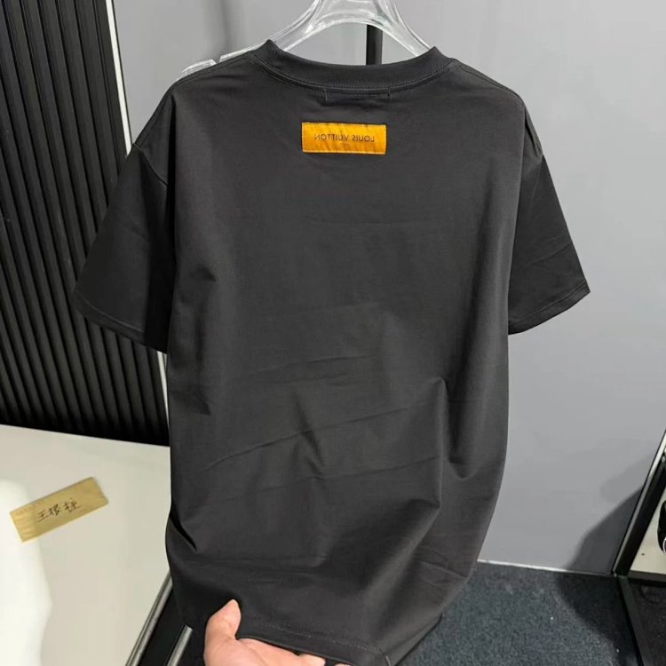 Louis Vuitton short sleeved T-shirt unisex knit top with half sleeves | Suuperbuy Spreadsheet