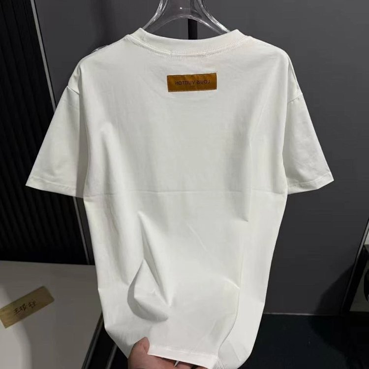 Louis Vuitton short sleeved T-shirt unisex knit top with half sleeves | Suuperbuy Spreadsheet