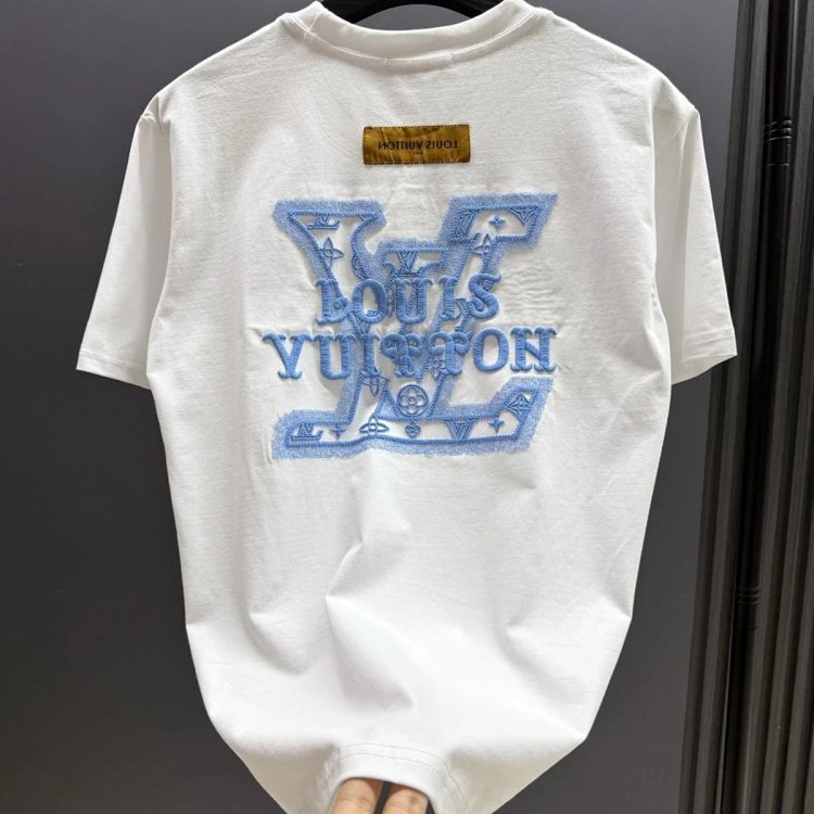 Louis Vuitton short sleeved T-shirt unisex knit top with half sleeves | Suuperbuy Spreadsheet