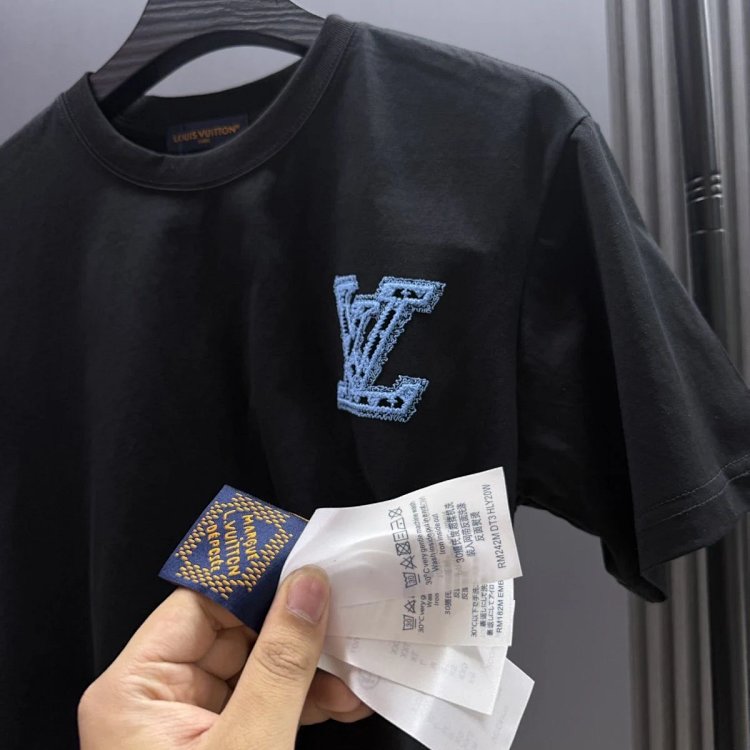 Louis Vuitton short sleeved T-shirt unisex knit top with half sleeves | Suuperbuy Spreadsheet