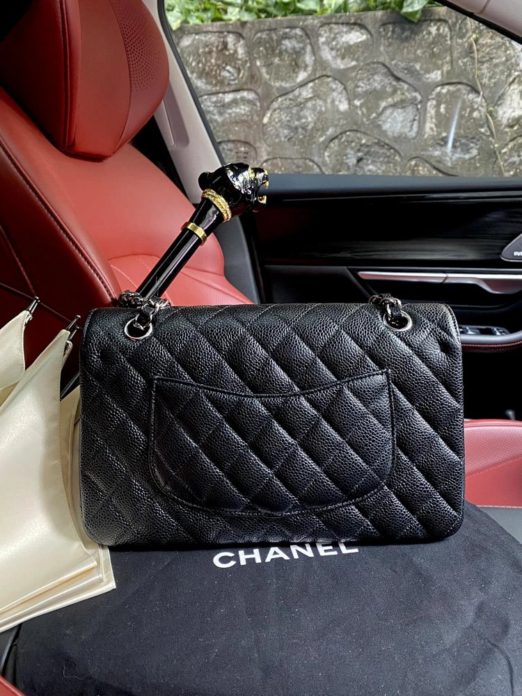 Chanel genuine leather women's bag with diamond grid chain shoulder crossbody bag | Suuperbuy Spread