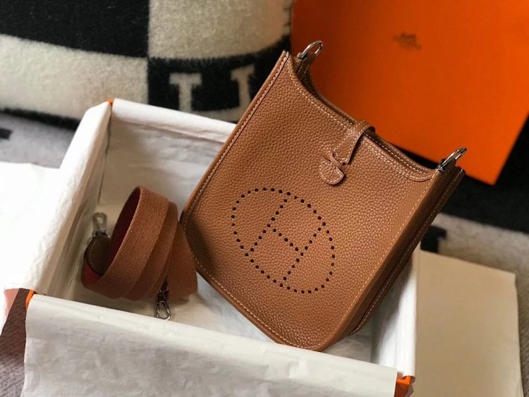 Hermes mini calf leather hollow shoulder crossbody buckle women's bag | Suuperbuy Spreadsheet