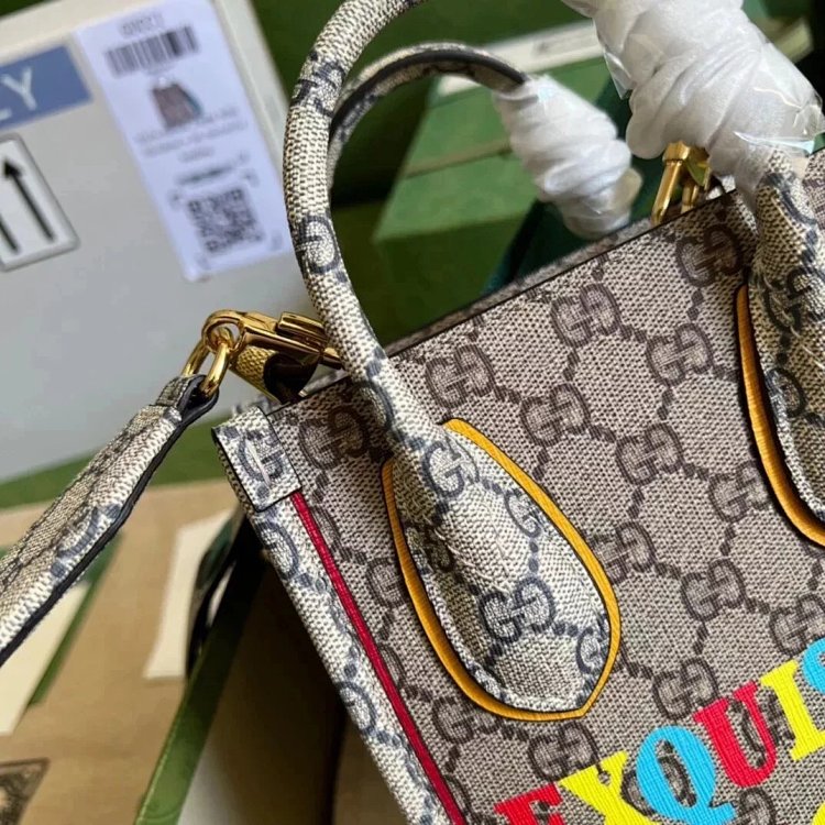 Gucci animal print mini tote bag music score bag crossbody bag shoulder bag unisex 699406 | Suuperbu