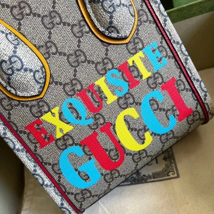 Gucci animal print mini tote bag music score bag crossbody bag shoulder bag unisex 699406 | Suuperbu