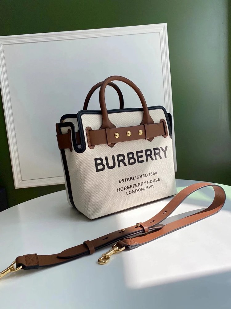 Burberry Belt ladies' large capacity tote bag shoulder bag | Suuperbuy Spreadsheet