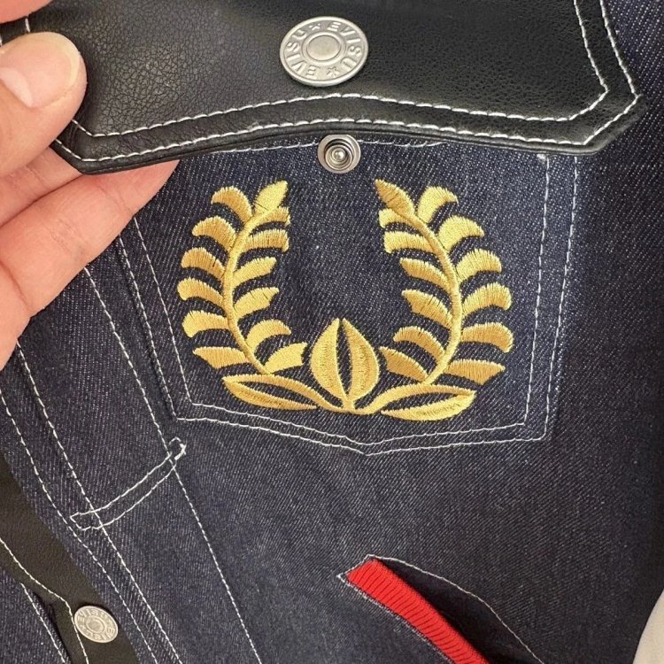 EVISU Heavy Industry Embroidered Cowboy Coat | Suuperbuy Spreadsheet