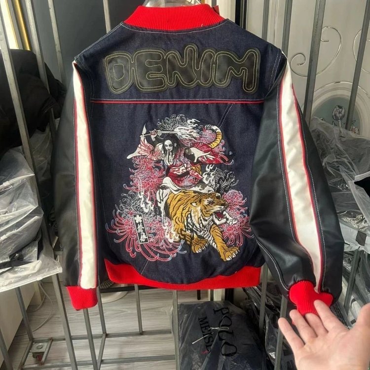 EVISU Heavy Industry Embroidered Cowboy Coat | Suuperbuy Spreadsheet