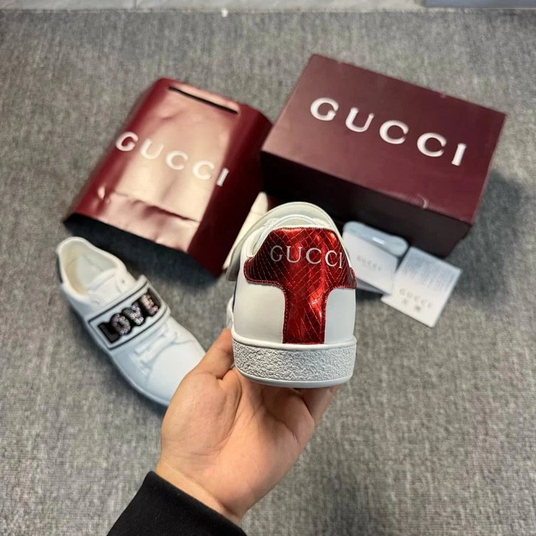Gucci Bright Diamond Love Patch Casual Shoes Board Shoes | Suuperbuy Spreadsheet