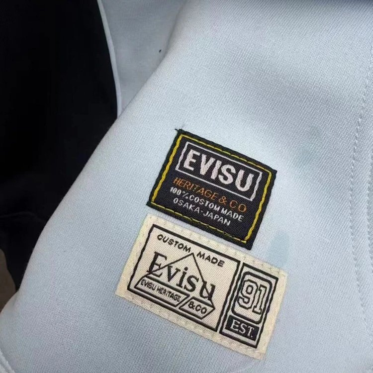 EVISU black and blue dual tone hoodie | Suuperbuy Spreadsheet