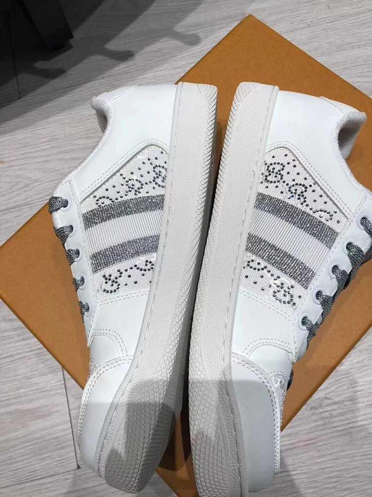 GUCCI dirty shoes, white rhinestone style fashionable board shoes | Suuperbuy Spreadsheet