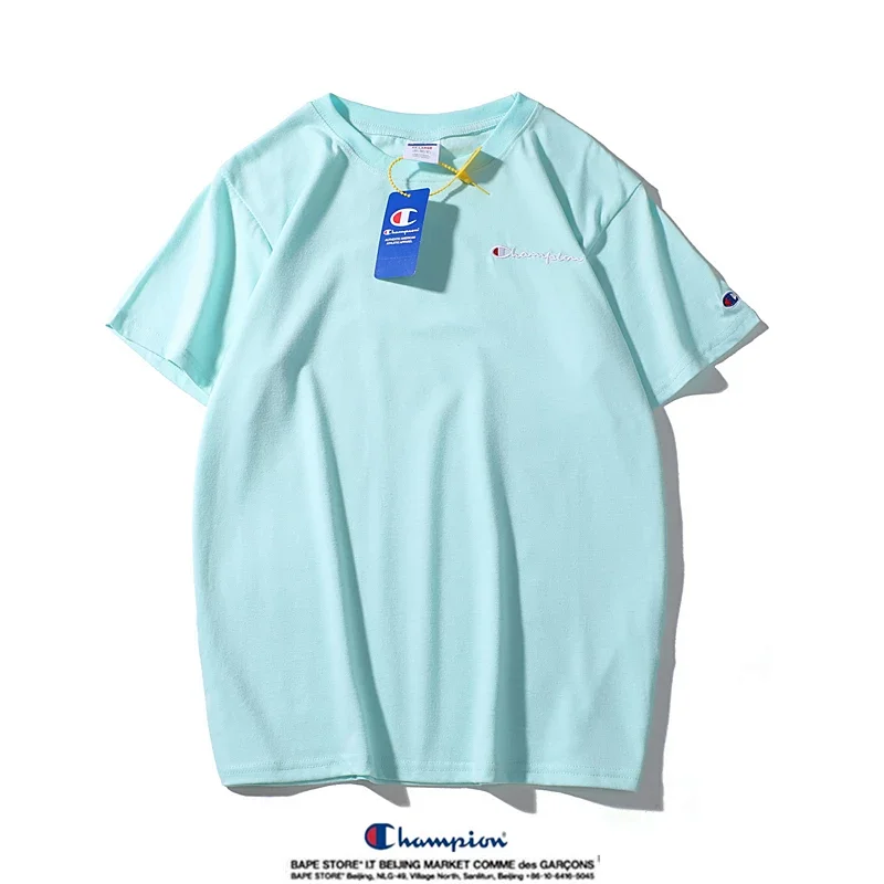 Champion small label pure cotton round neck short sleeved T-shirt | Suuperbuy Spreadsheet