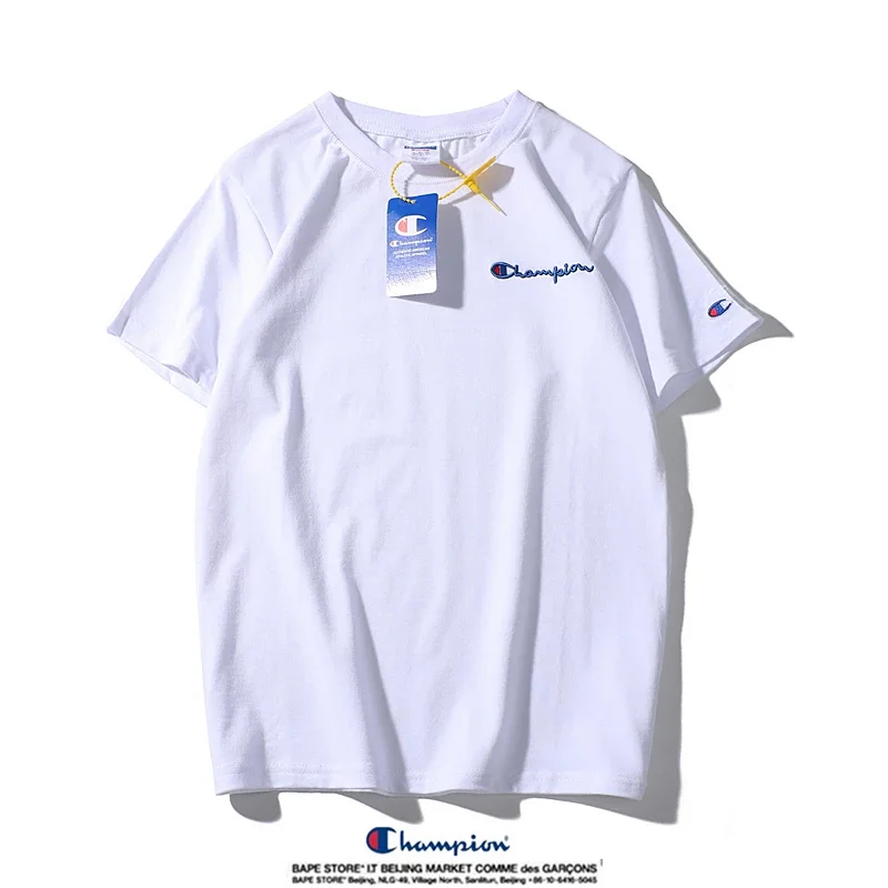 Champion small label pure cotton round neck short sleeved T-shirt | Suuperbuy Spreadsheet
