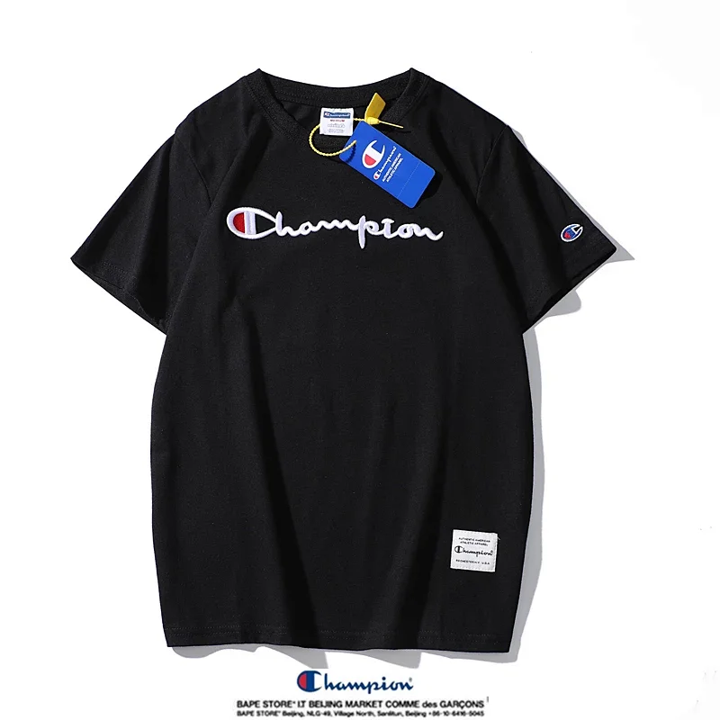 Champion Simple 3D Embroidered Cotton Short sleeved T-shirt | Suuperbuy Spreadsheet