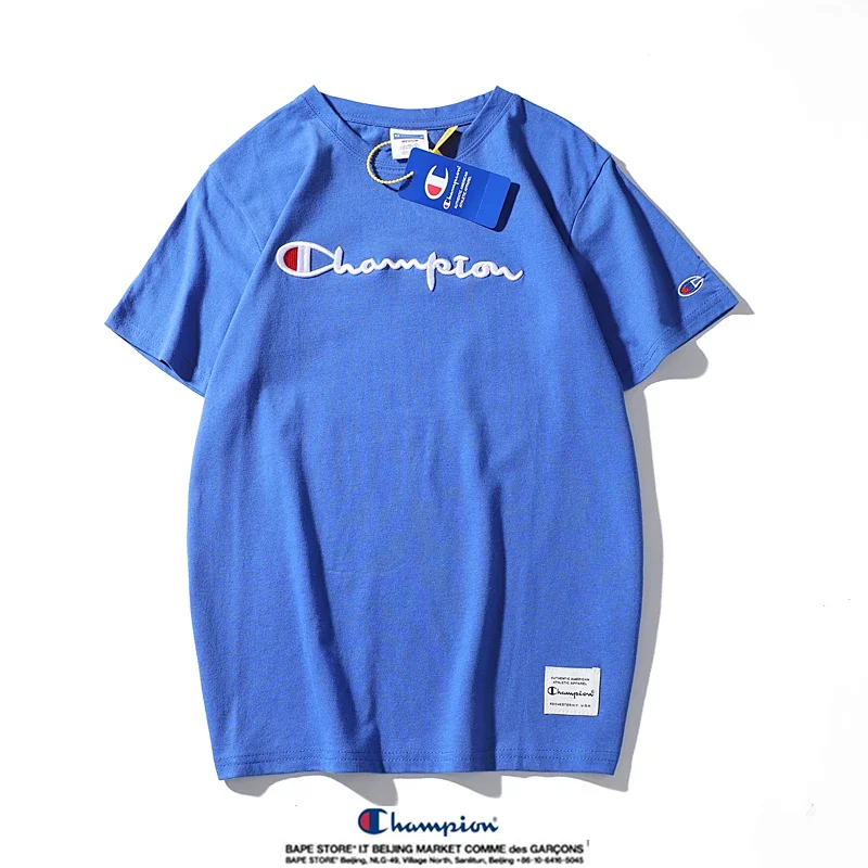 Champion Simple 3D Embroidered Cotton Short sleeved T-shirt | Suuperbuy Spreadsheet