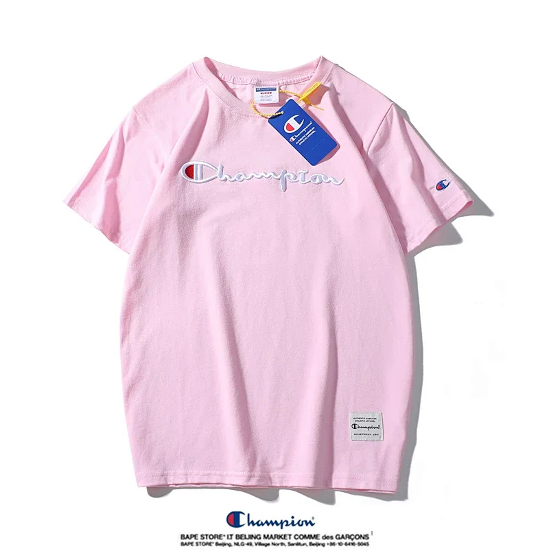 Champion Simple 3D Embroidered Cotton Short sleeved T-shirt | Suuperbuy Spreadsheet