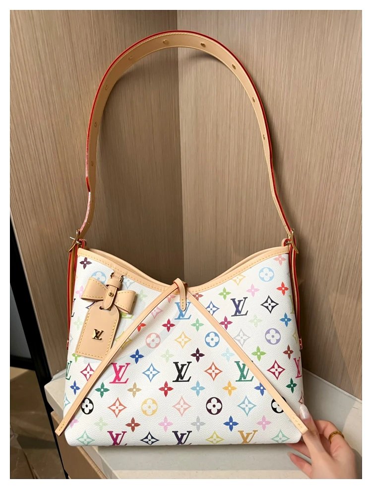 Louis Vuitton white tri colored CarryAll handbag | Suuperbuy Spreadsheet