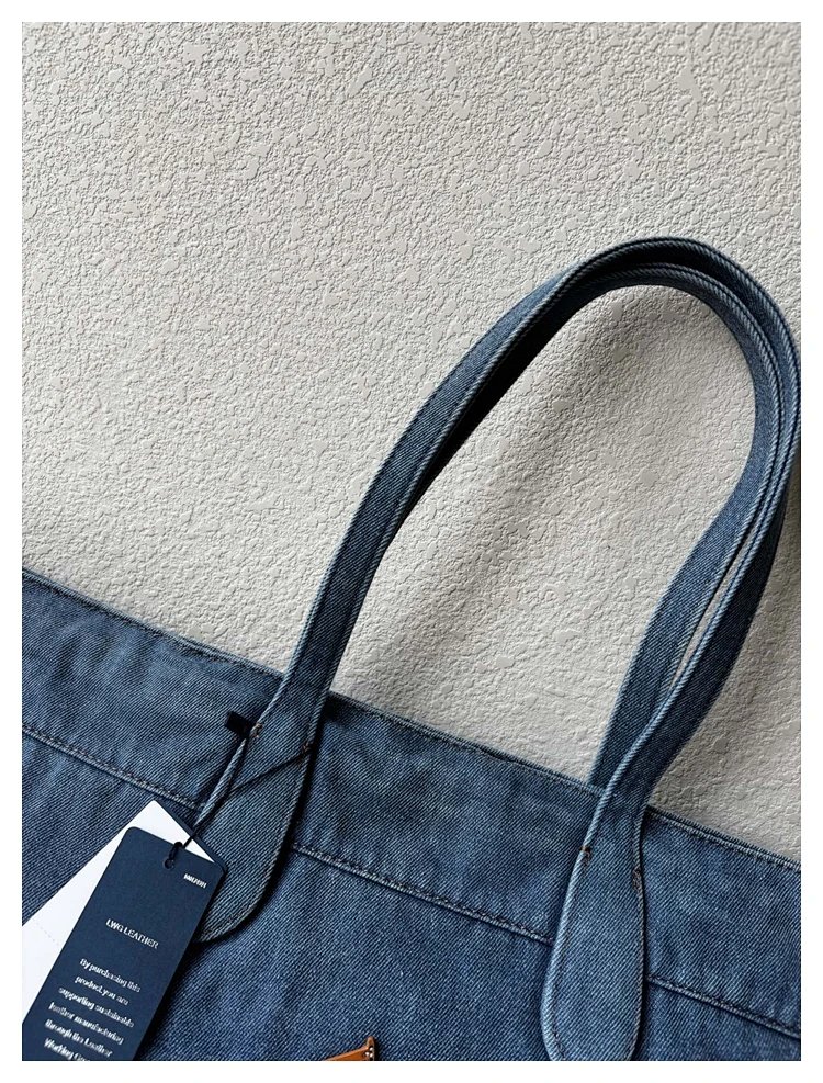 Ralph Lauren  Washed denim blue tote bag | Suuperbuy Spreadsheet