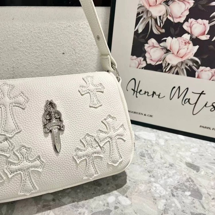 Chrome Hearts  Retro high-end lychee patterned shoulder bag | Suuperbuy Spreadsheet