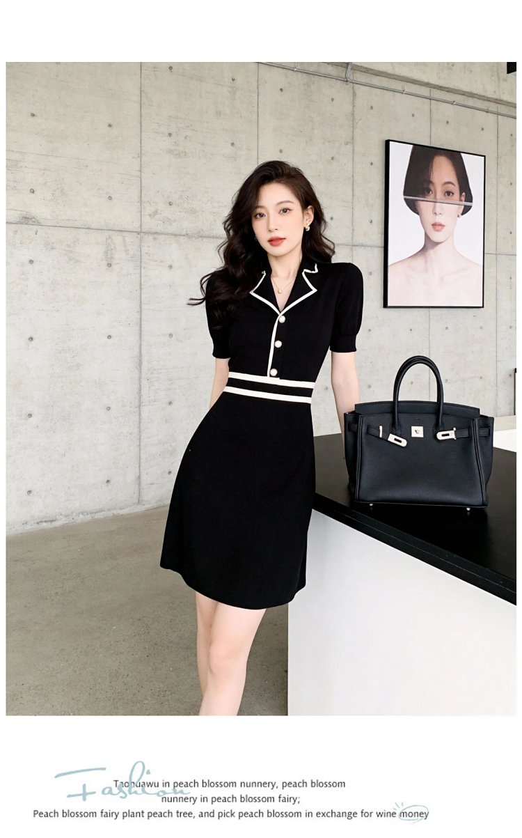 Summer Ice Silk Knitted French Dress | Suuperbuy Spreadsheet