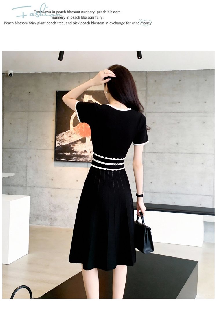 Summer new French Hepburn style small black dress | Suuperbuy Spreadsheet