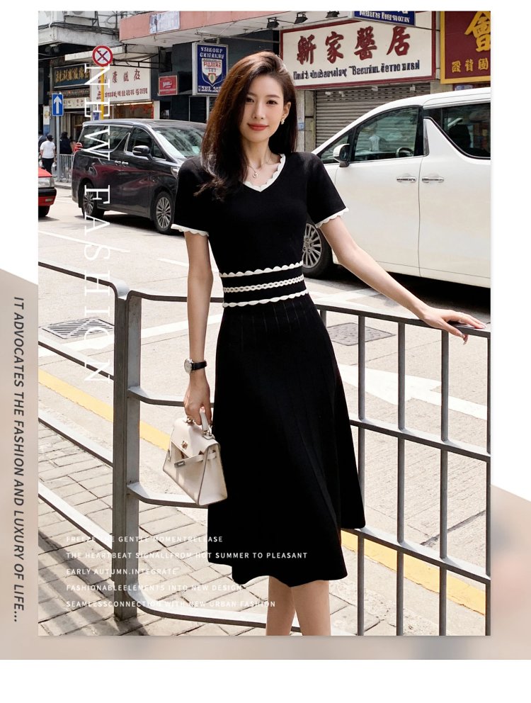 Summer new French Hepburn style small black dress | Suuperbuy Spreadsheet